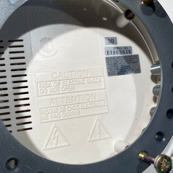 SONY ICF-C503 Kitchen Radio Under Cabinet TV/WEATHER/FM/AM - Picture 4 of 6